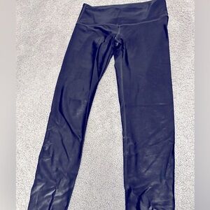 Noli black shine leggings 7/8 length